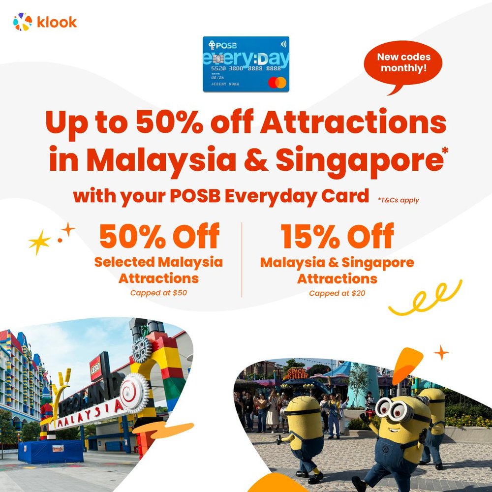 posb everyday card klook promo