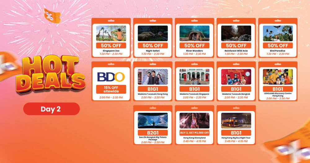 Hot Deals in day 2 of klook travel fest 2025