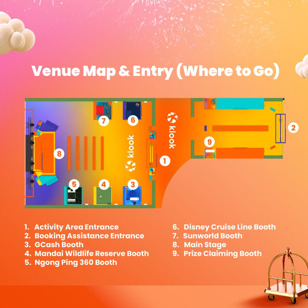 KTF map of venue and entry