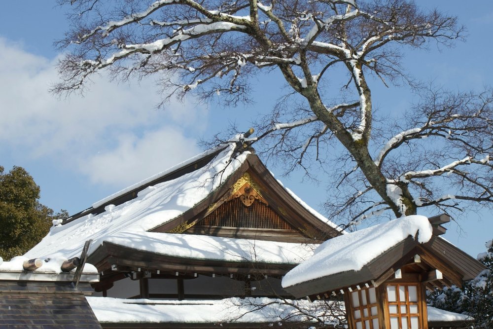 Ngắm Những Ngôi Chùa Trắng Xóa Phủ Tuyết Tại Kyoto Vào Mùa Đông