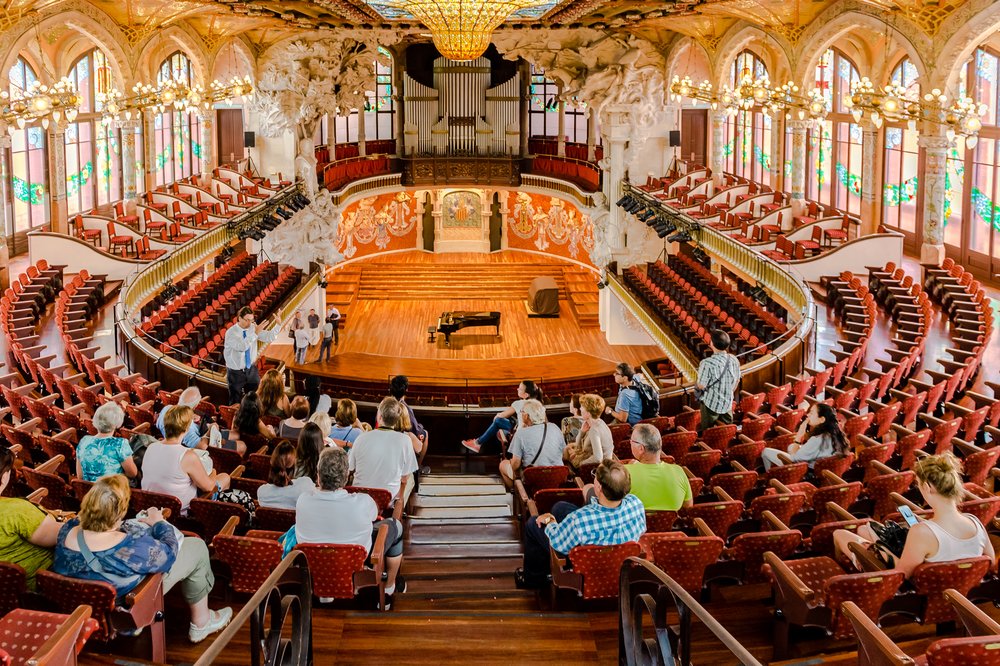 one of the best places for flamenco in barcelona palau de la musica