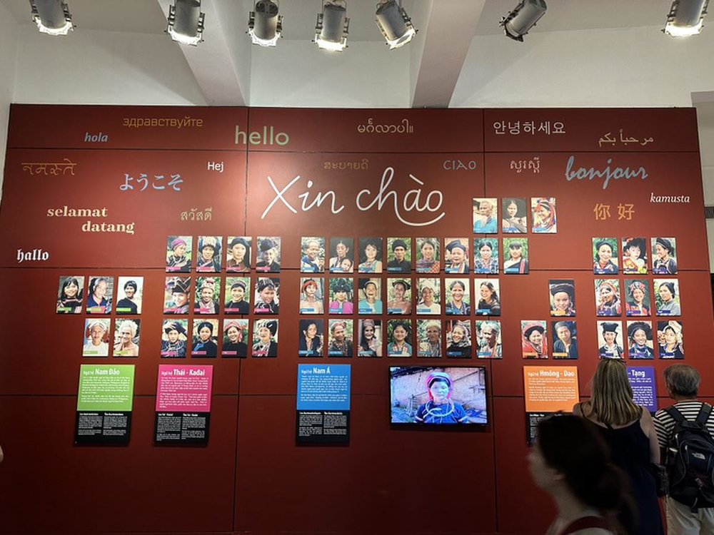 One of the exhibits at the Museum of Women