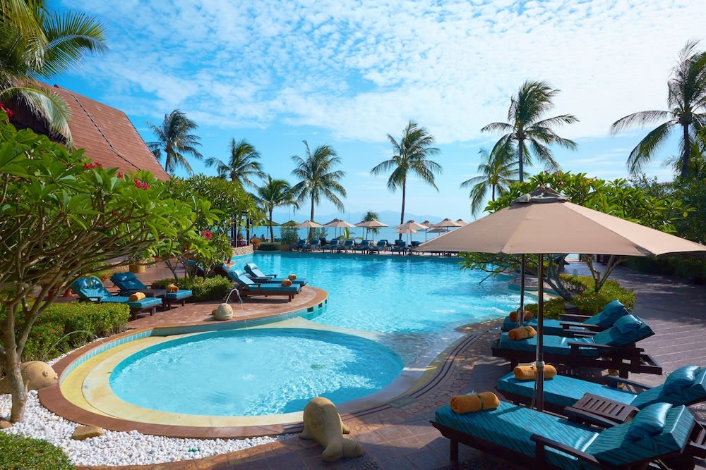 The outdoor pool of Bo Phut Resort & Spa.
