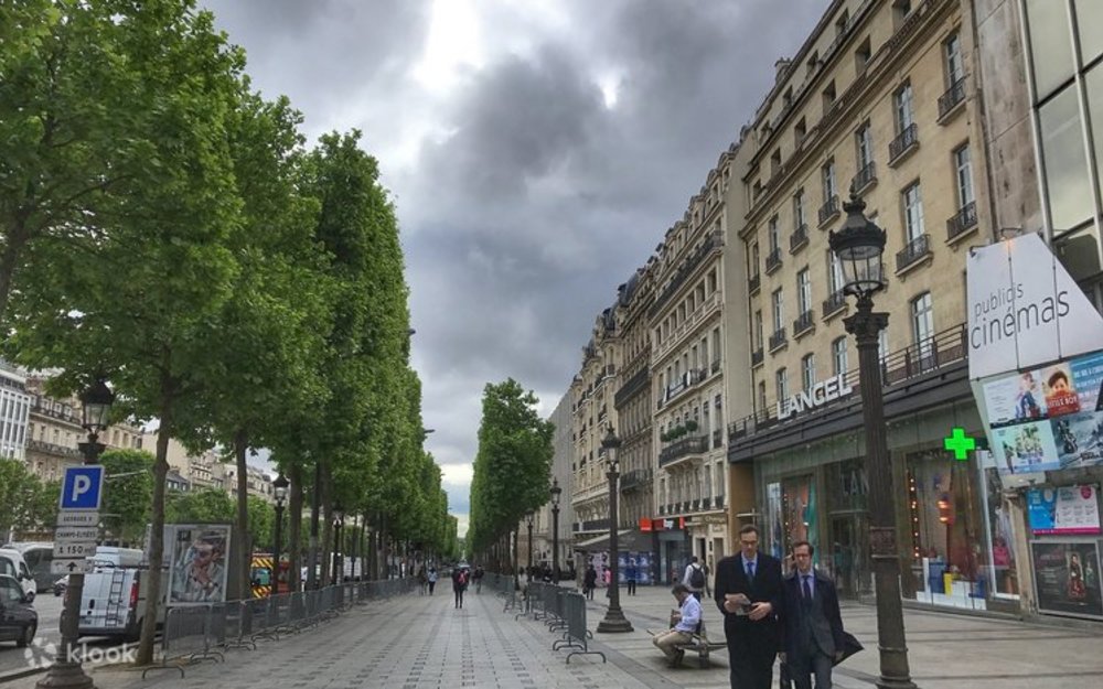 The Avenue des Champs-Élysées in Paris, France