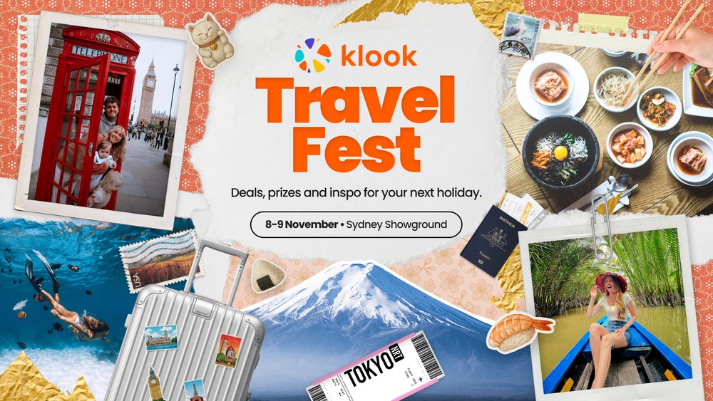 Klook Travel Fest 2025 in Australia Banner