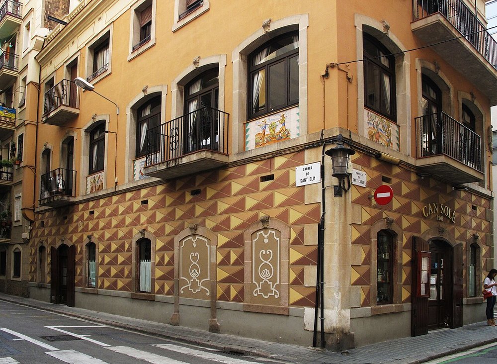 Exterior of a building in Spain