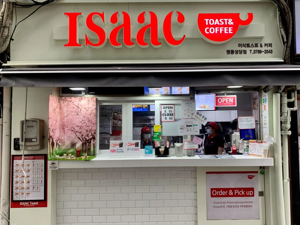 Dùng Bữa Sáng Tại Isaac Toast (Myeongdong)