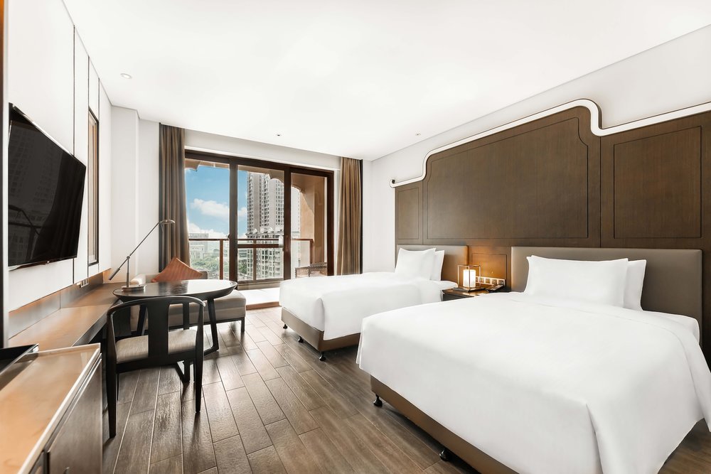 ห้องพักในโรงแรม Sunac Steberg ในกวางโจว