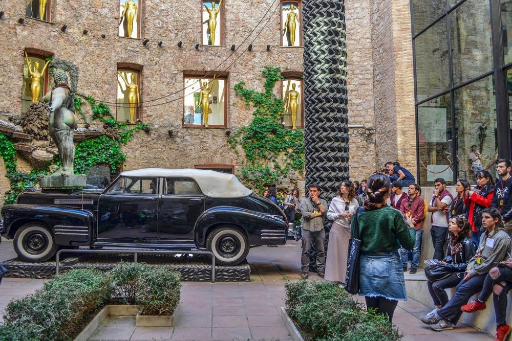 Works at the Dalí Theatre-Museum by Salvador Dali in Figueres Spain