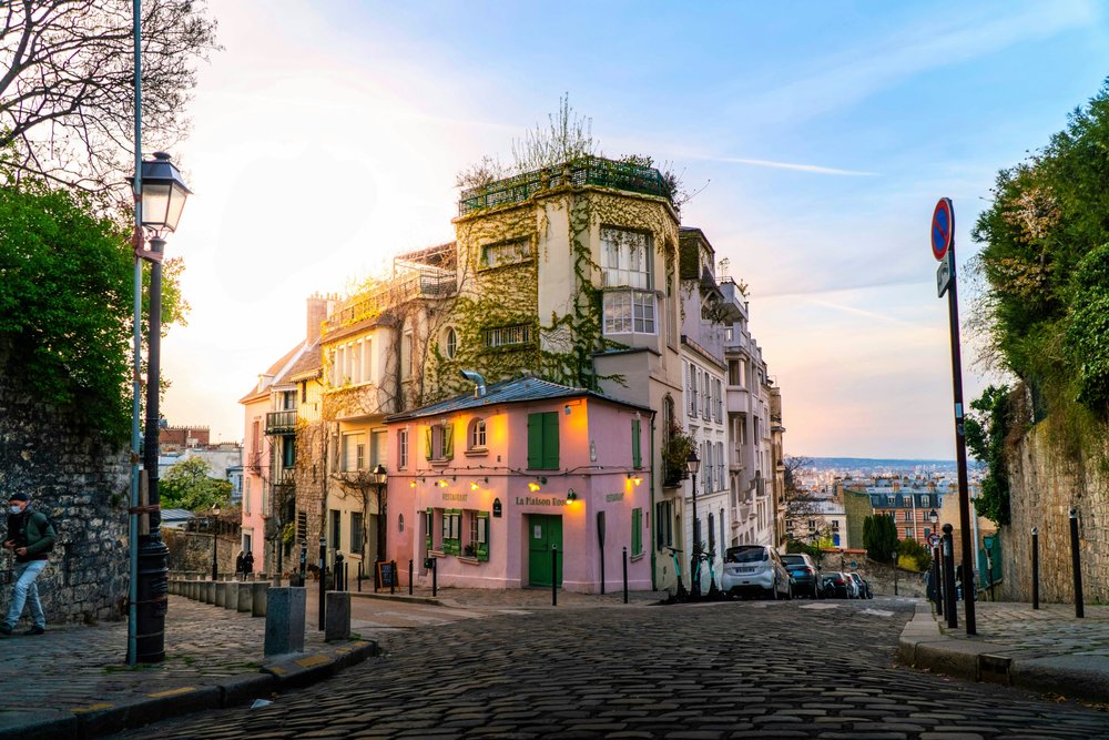 Charming streets of Montmartre