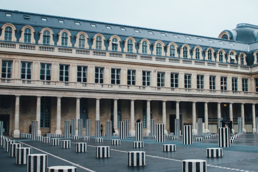 Colonnes de Buren in Palais Royal grounds