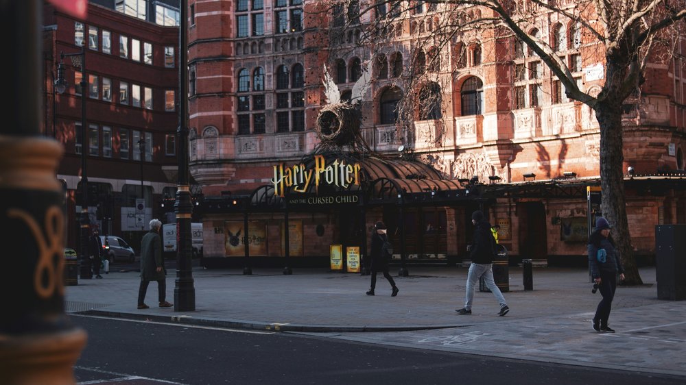 Outdoor shot of Harry Potter and the Cursed Child show