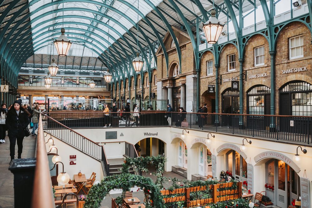 Inside Covent Garden in London