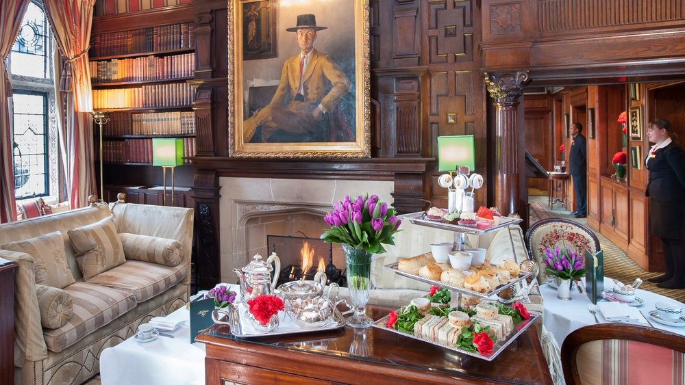 A great selection for afternoon tea at the Milestone Hotel London