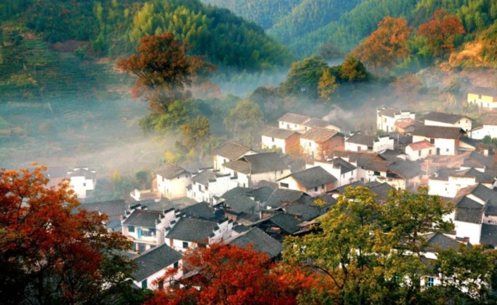 江西婺源秋景