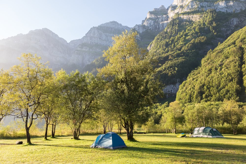 Switzerland camping