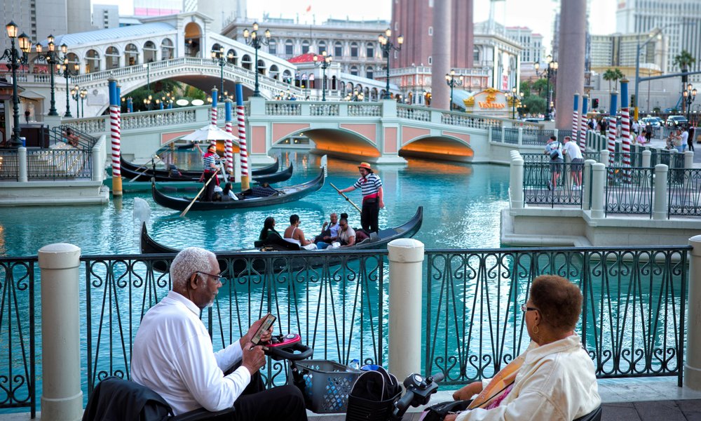 Overlooking the Grand Canal at the Venetian 