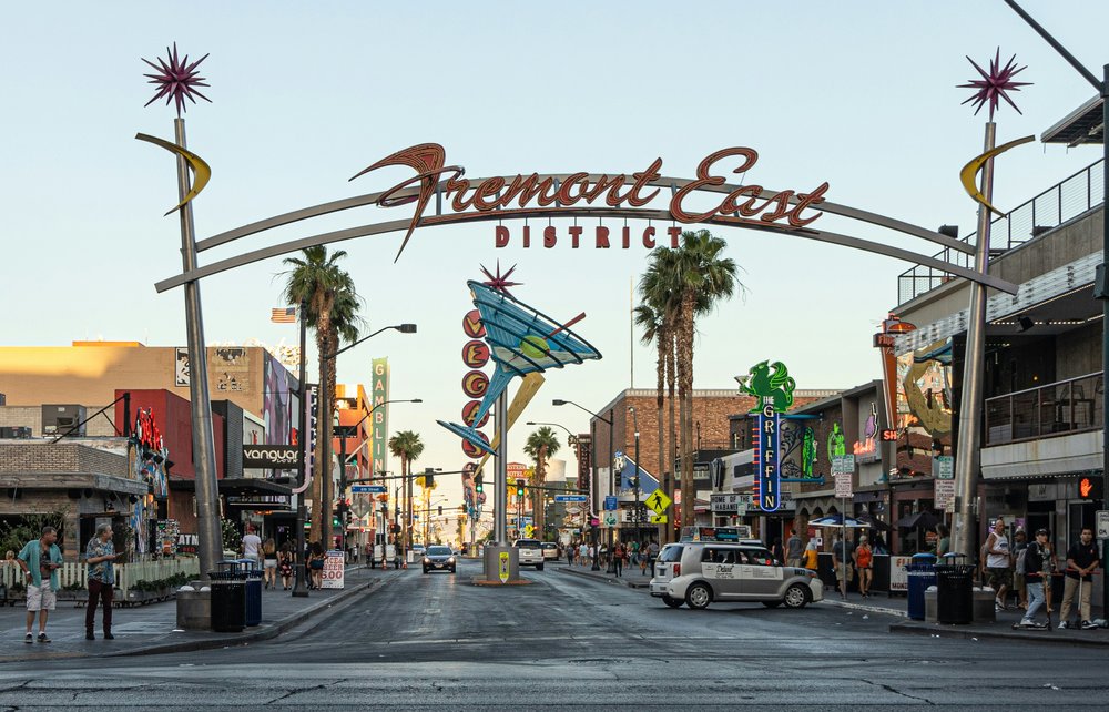 Fremont East District sign