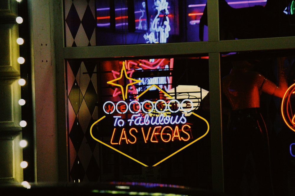 Welcome to Las Vegas neon sign