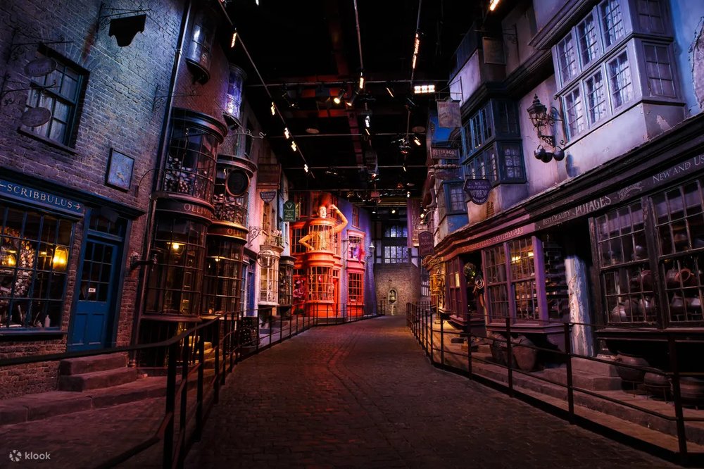 Inside the cobblestone streets of Diagon Alley, Warner Bros. Studio Tour