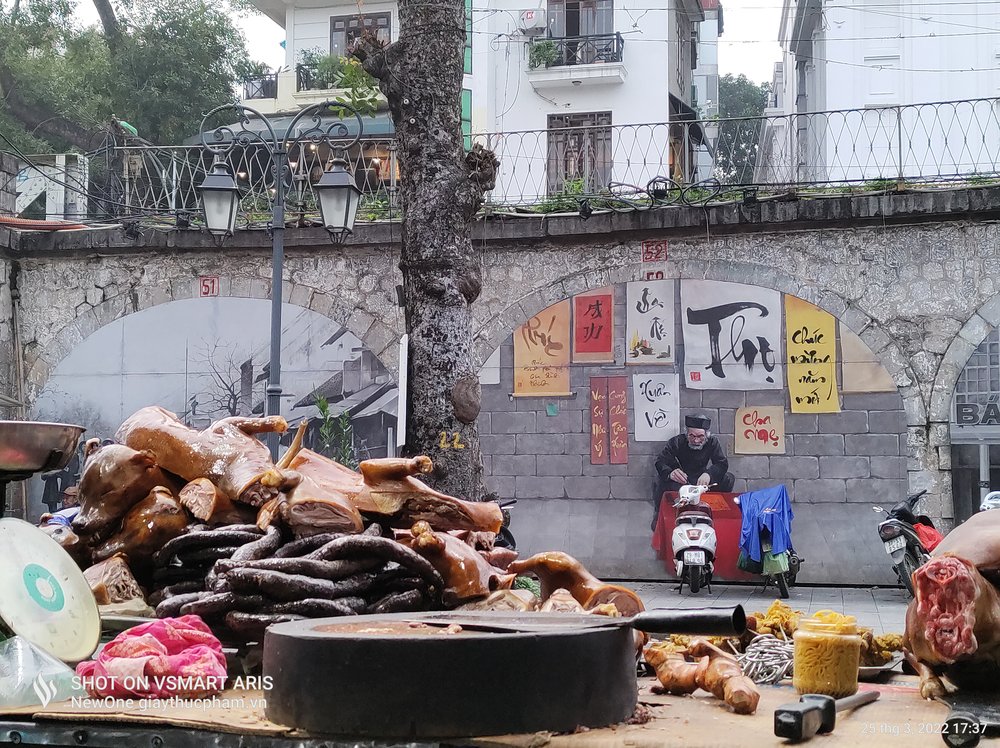 Portion of Mural in Phung Hung Street / Photo Credits: Newone on Wikimedia Commons