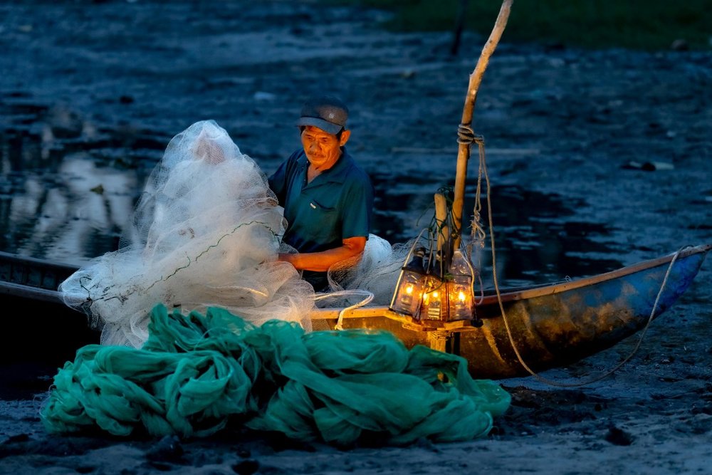 Đi Thuyền Ngắm Hoàng Hôn & Câu Mực Đêm Ở Phú Quốc