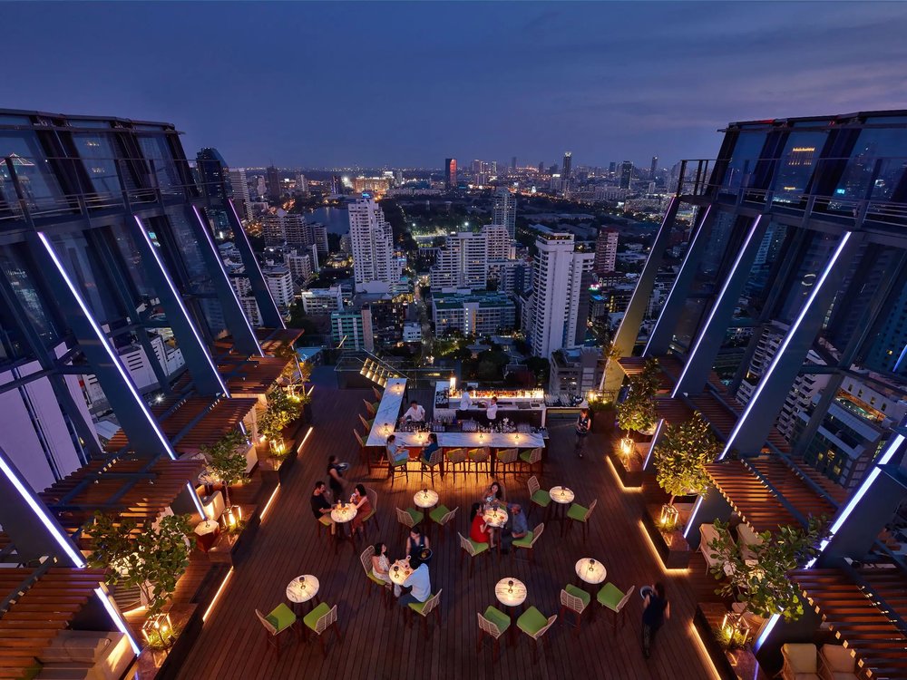 Spectrum Lounge & Bar: Chill Out Trên Đỉnh Hyatt Bangkok