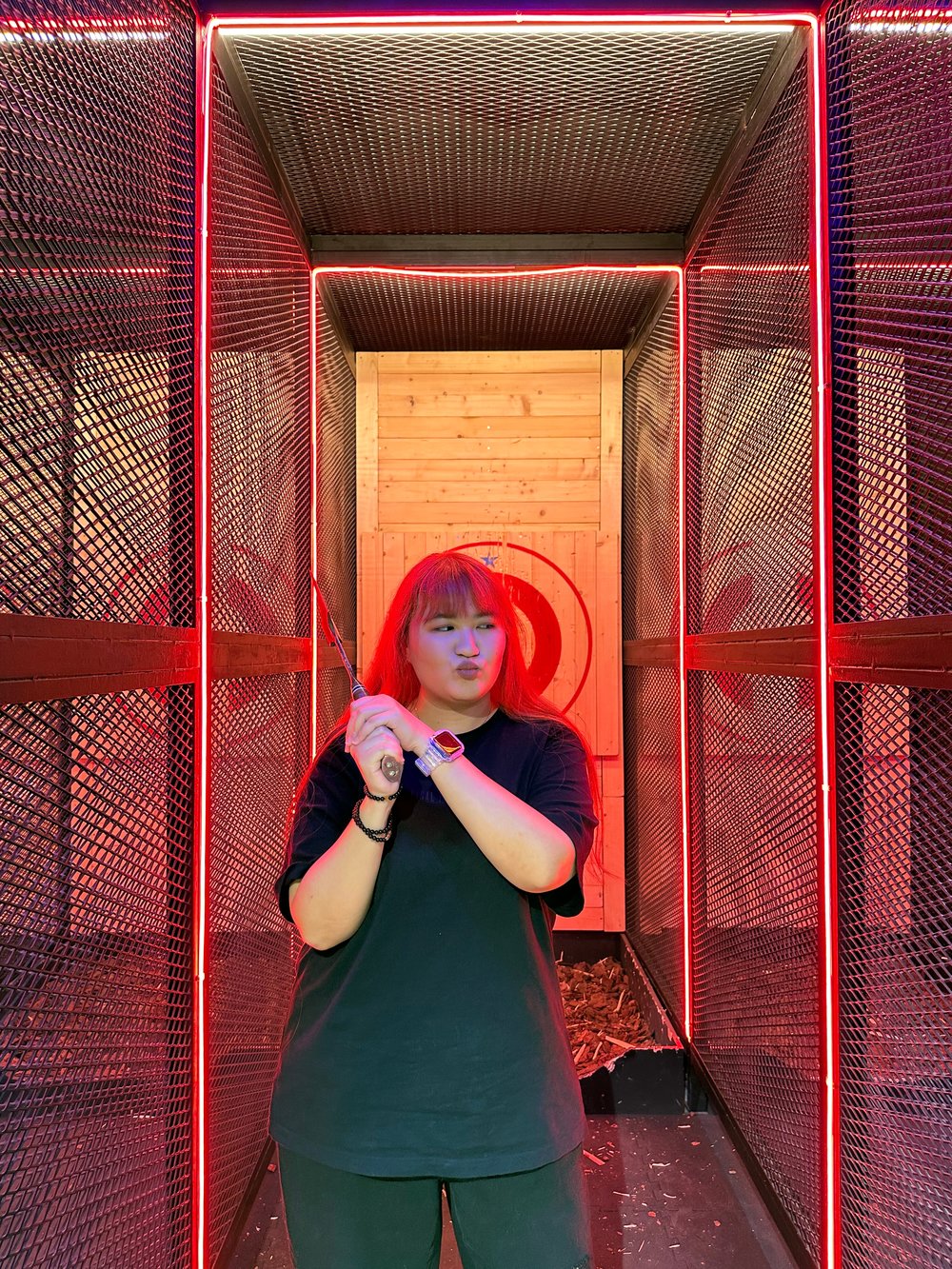 bomb battle sunway pyramid - axe throwing