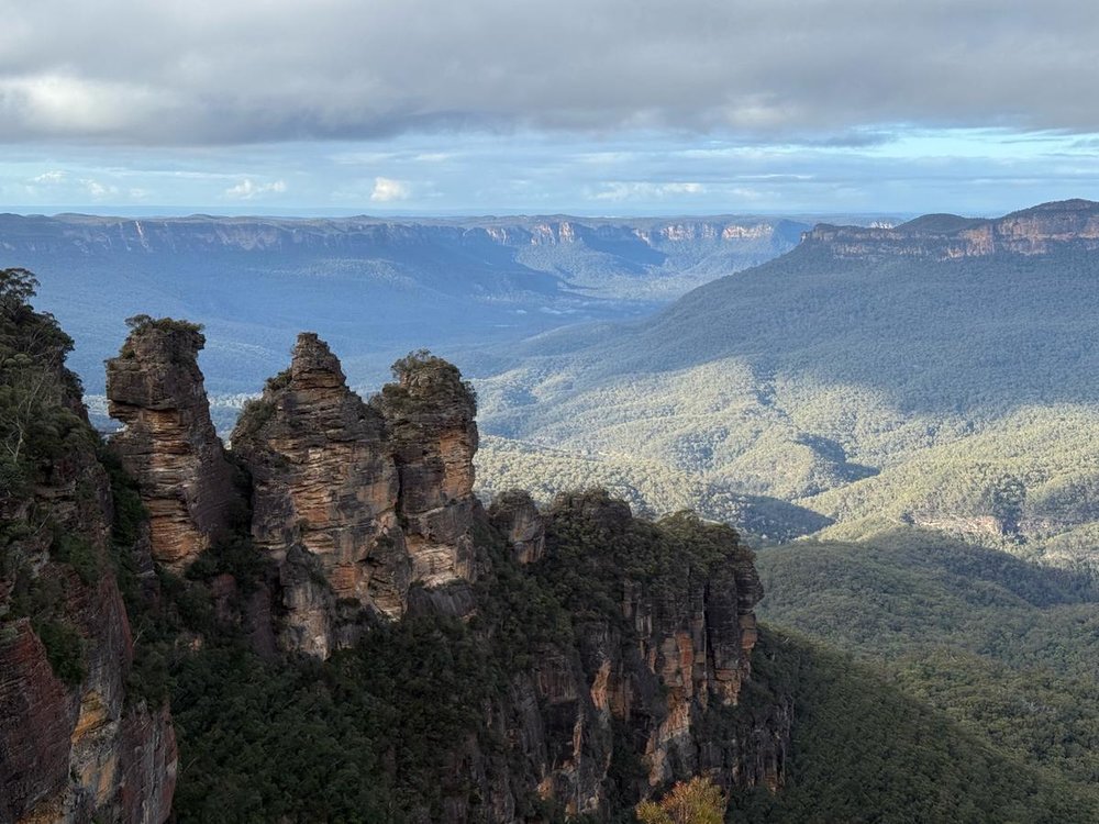 One of the pretty sights at Blue Mountains National Park