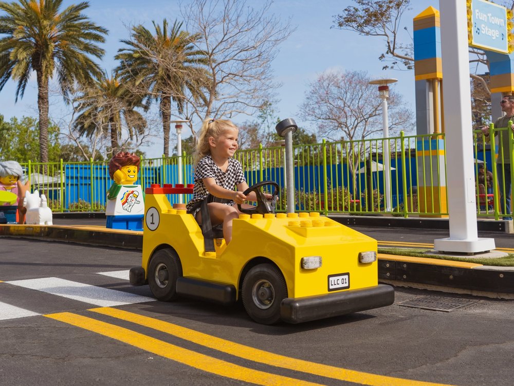 At Legoland California, young ones rule the city!