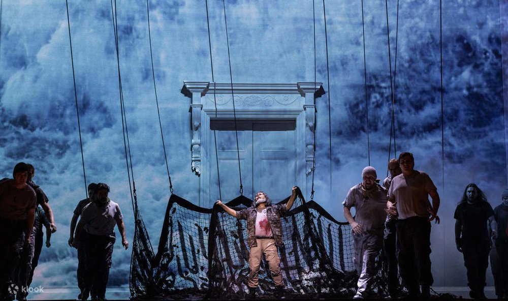 A live performance at the Sydney Opera House.