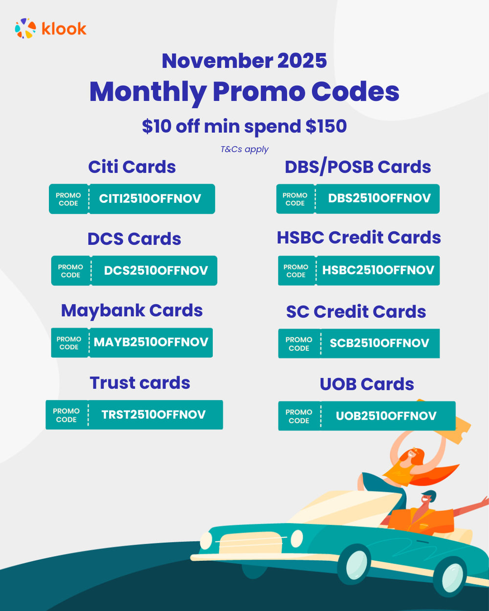 klook promo codes 2025