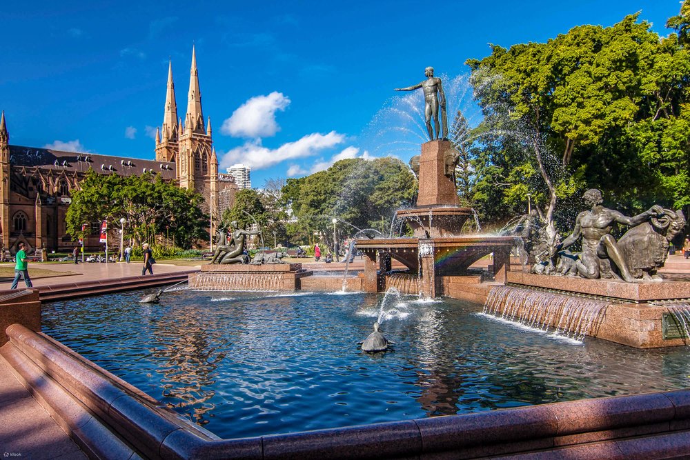 The Archibald Memorial Fountain at Hyde Park, Sydney