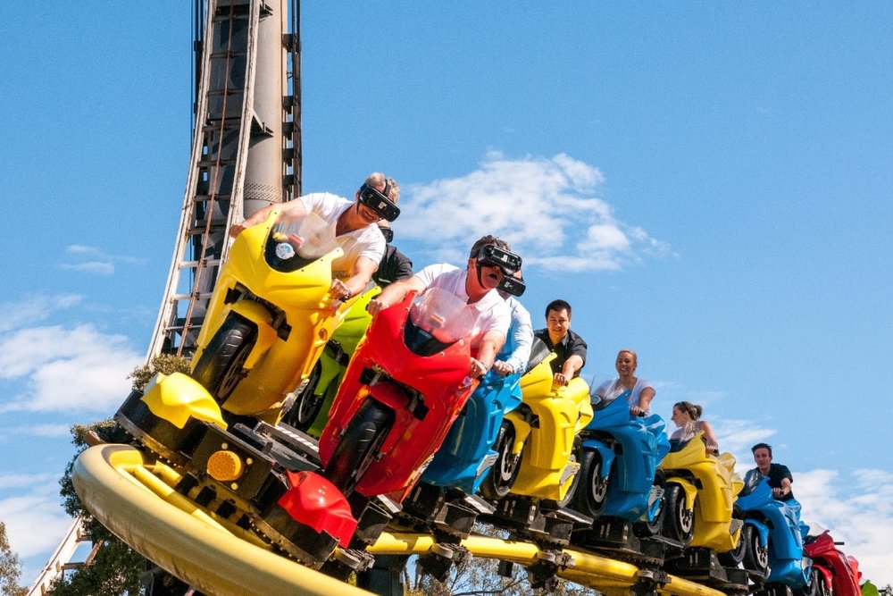 Motocoaster - Tàu Lượn Mô Phỏng Đua Mô Tô Tốc Độ Cao