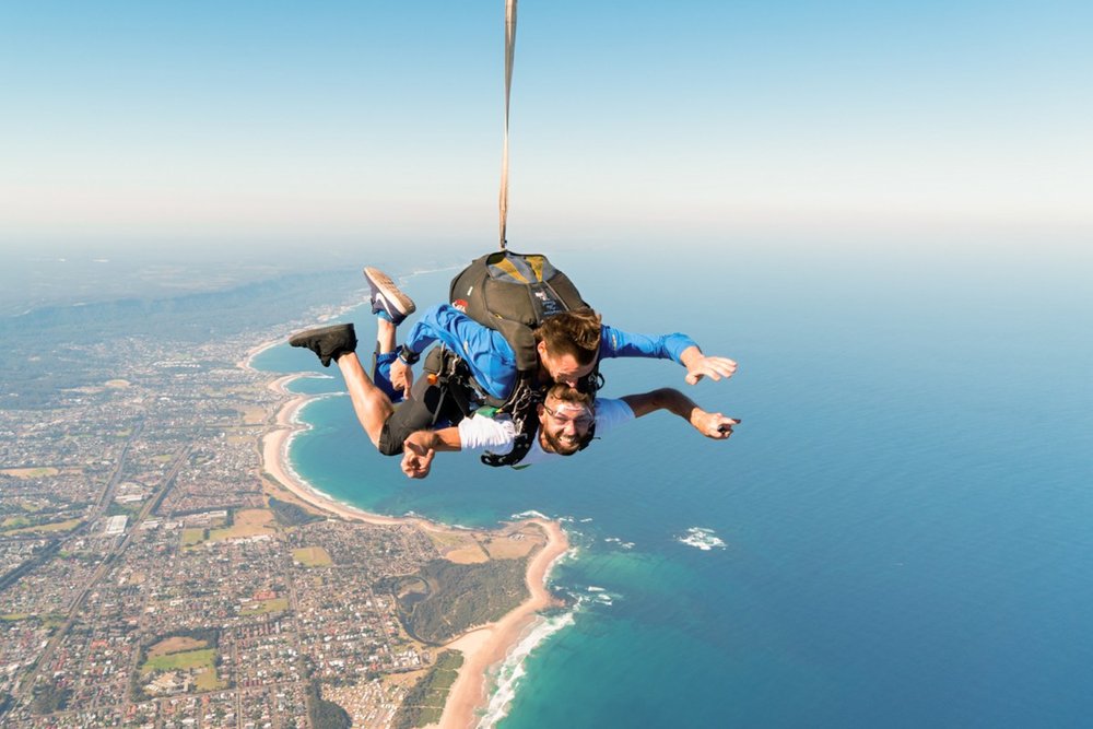 Nhảy Dù Đôi Ở Wollongong - Cú Rơi Tự Do Trên Bãi Biển Đẹp Nhất Sydney