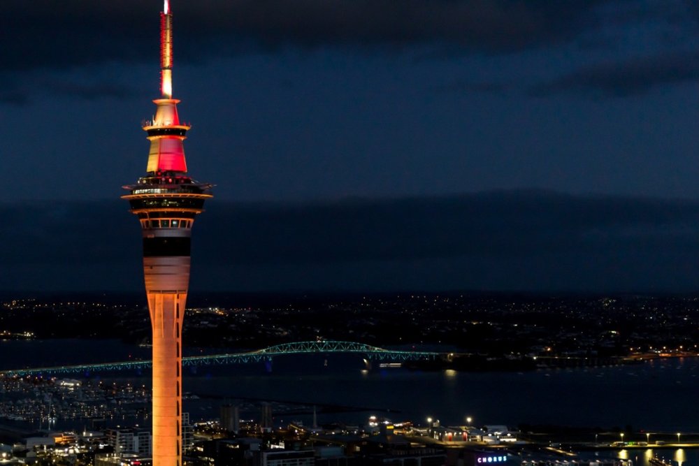 Ngắm Toàn Cảnh Thành Phố Từ Auckland Sky Tower