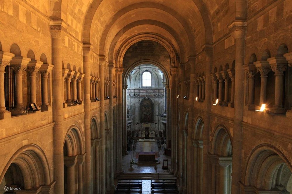 The interior of the Lisbon Cathedral.