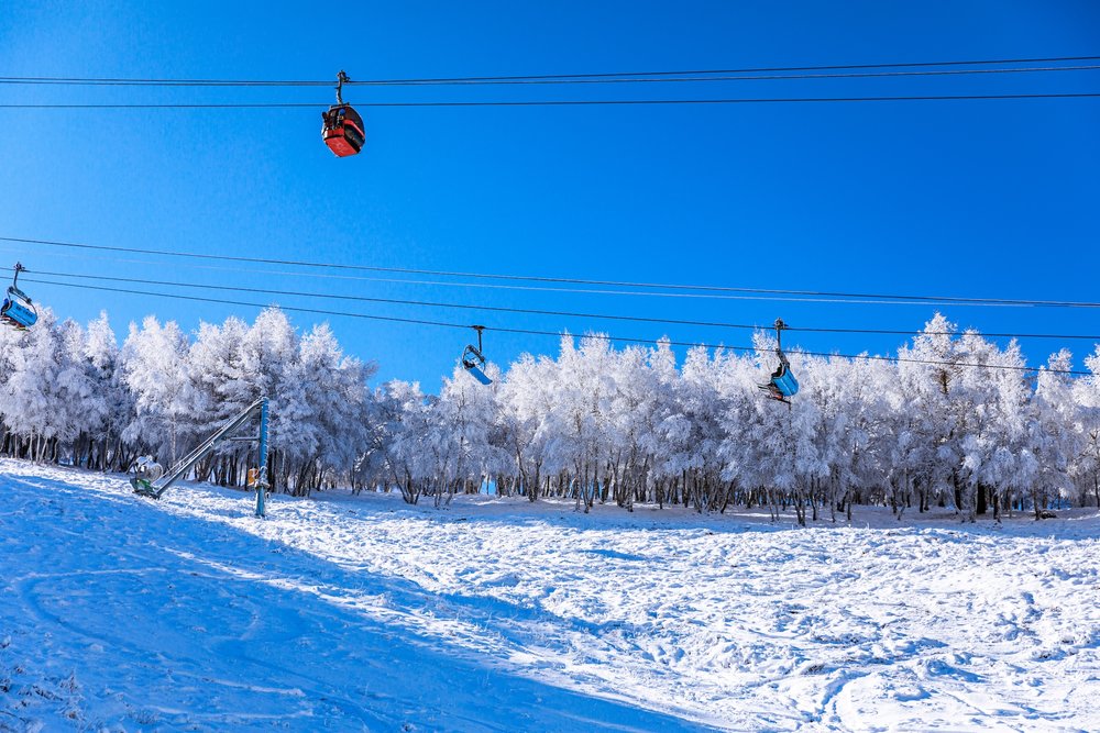 Chongli Ski Area ลานสกีที่มีชื่อเสียงในเขตฉงหลี่