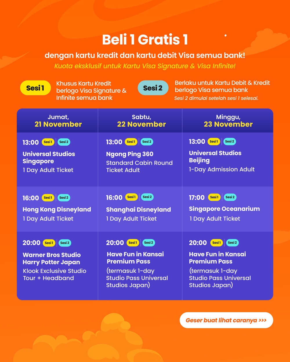 ID KTF 2025 - Jadwal Promo Buy 1 Get 1