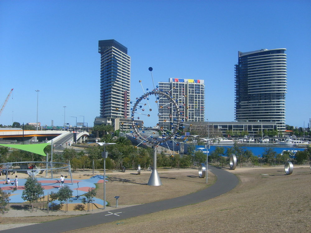 Playground at the Docklands Park