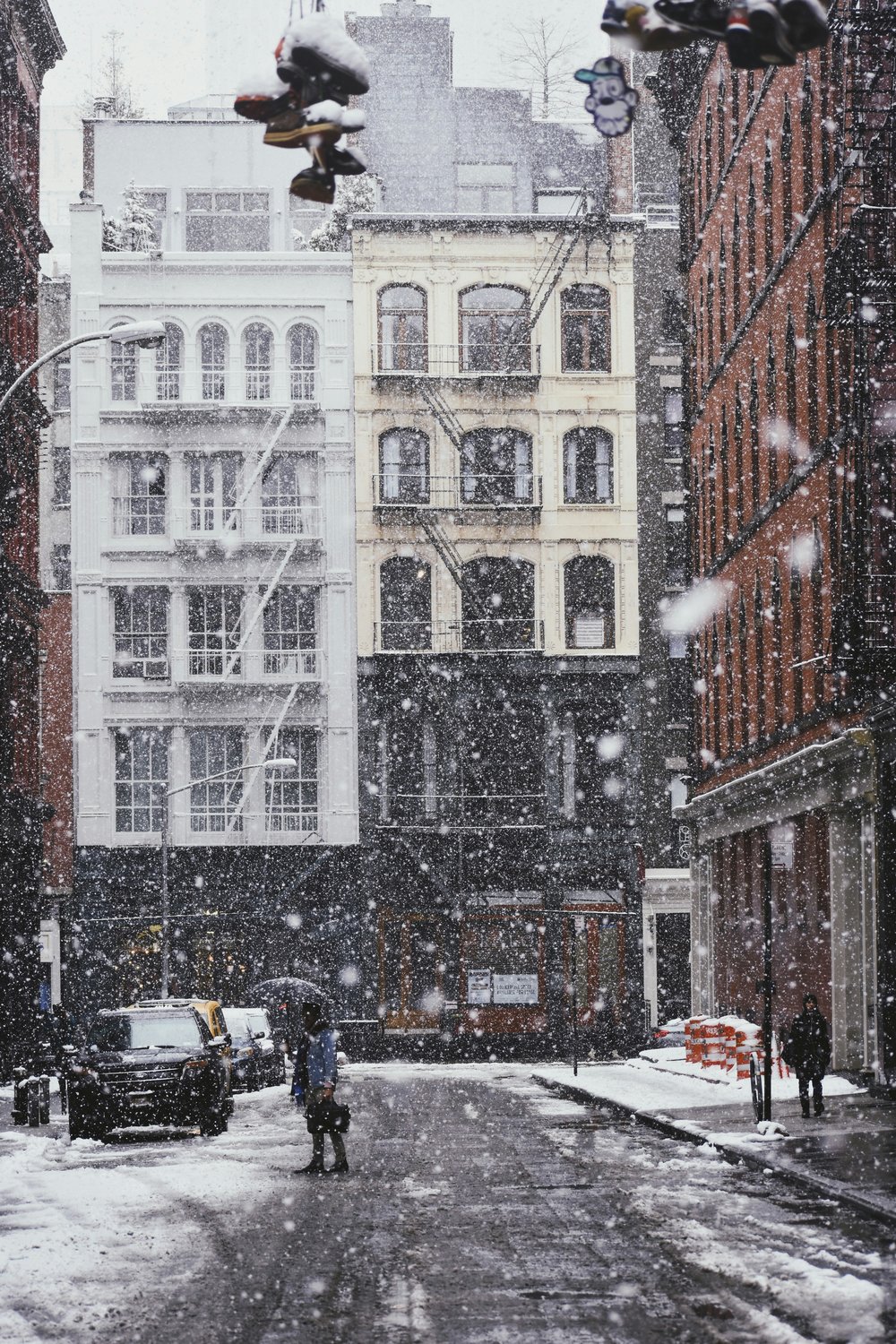 Snow in New York