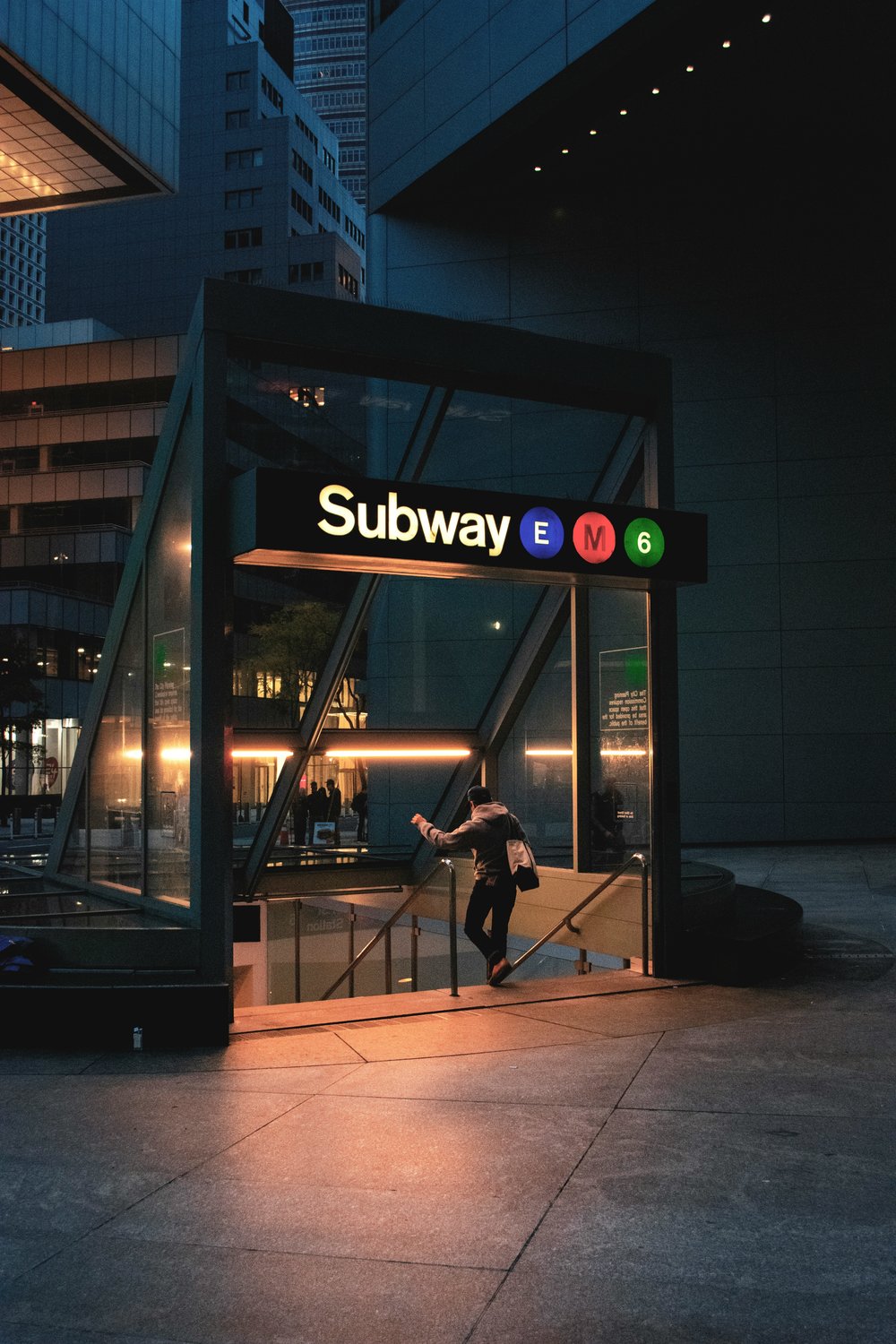 A subway station in New York