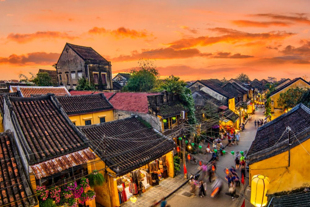 View of the Ancient Town of Hoi An