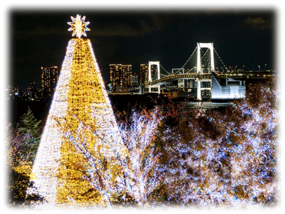 東京聖誕燈飾, 台場DiverCity、DECKS聖誕燈飾與市集