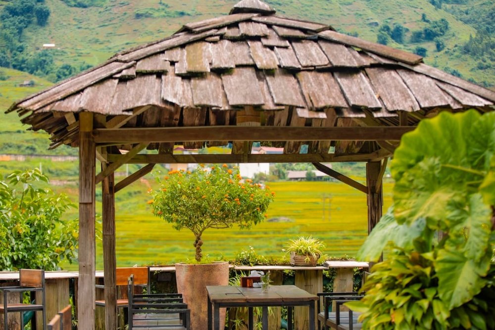  Lá Dao Spa & Coffee House - Ngôi Nhà Gỗ Ấm Cúng Với Tầm Nhìn Thẳng Xuống Thửa Ruộng Bậc Thang Tuyệt Đẹp