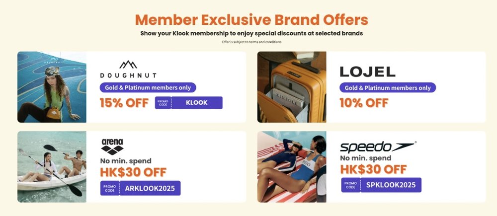 Klook member, Klook member day, Klook會員