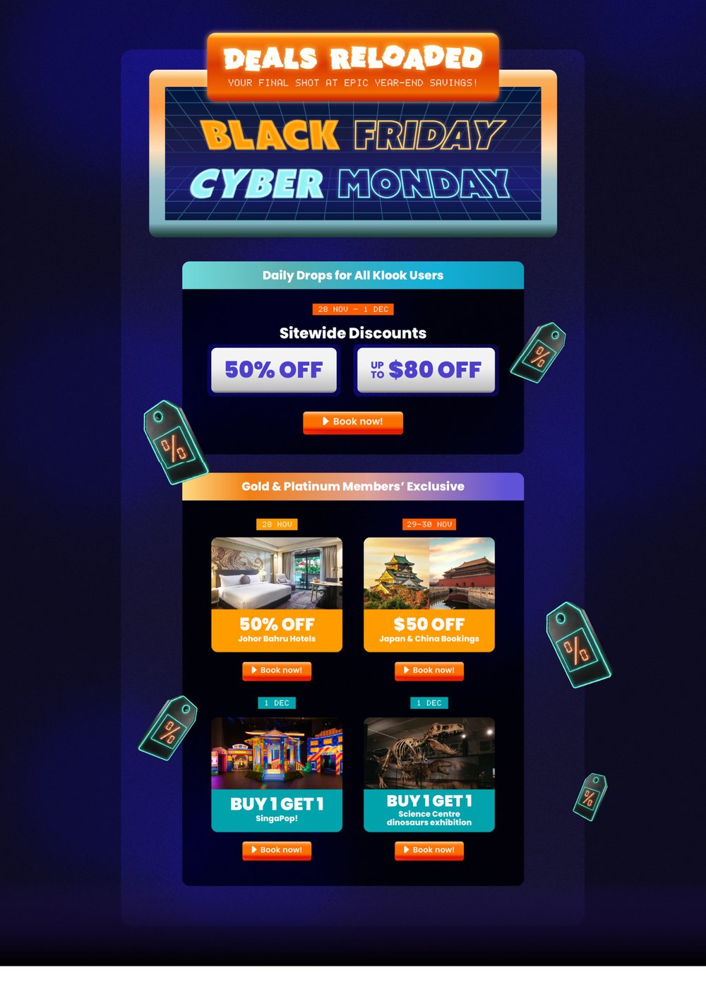 klook year end sale 2025 the klook arcade