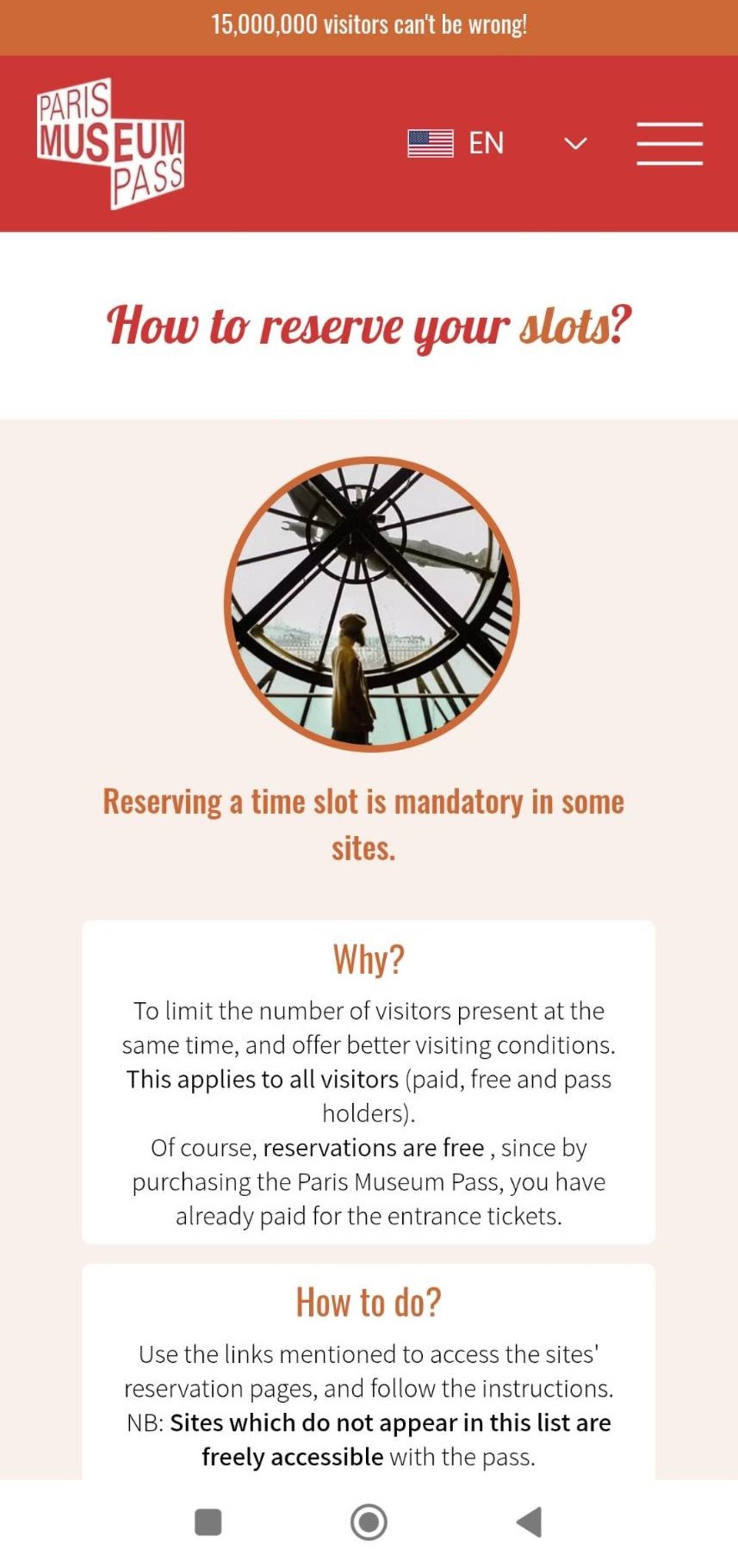 パリミュージアムパス(Paris Museum Pass) 公式サイト