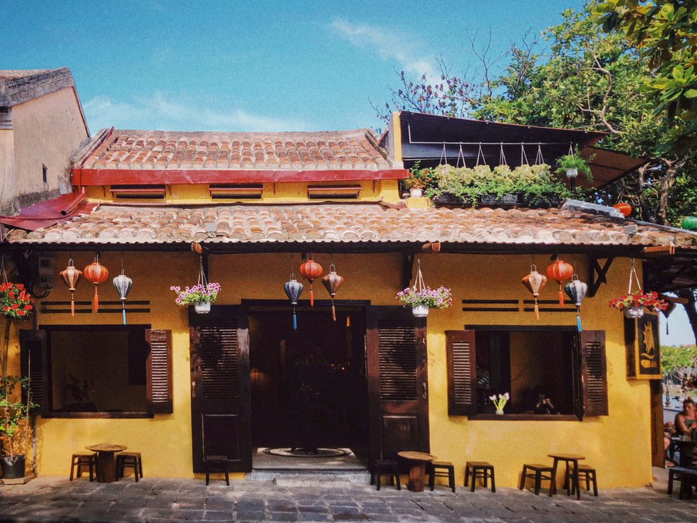 Exterior of a house in Hoi An ancient town