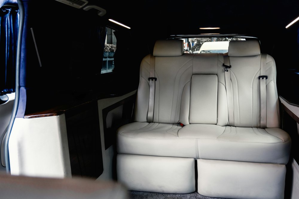 Spacious car interior